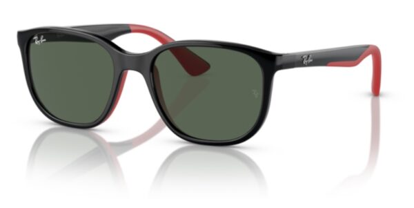 Ray Ban Junior Black on Red